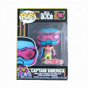 MARVEL Funko Pop! Captain America Bobble - Head Figure #987